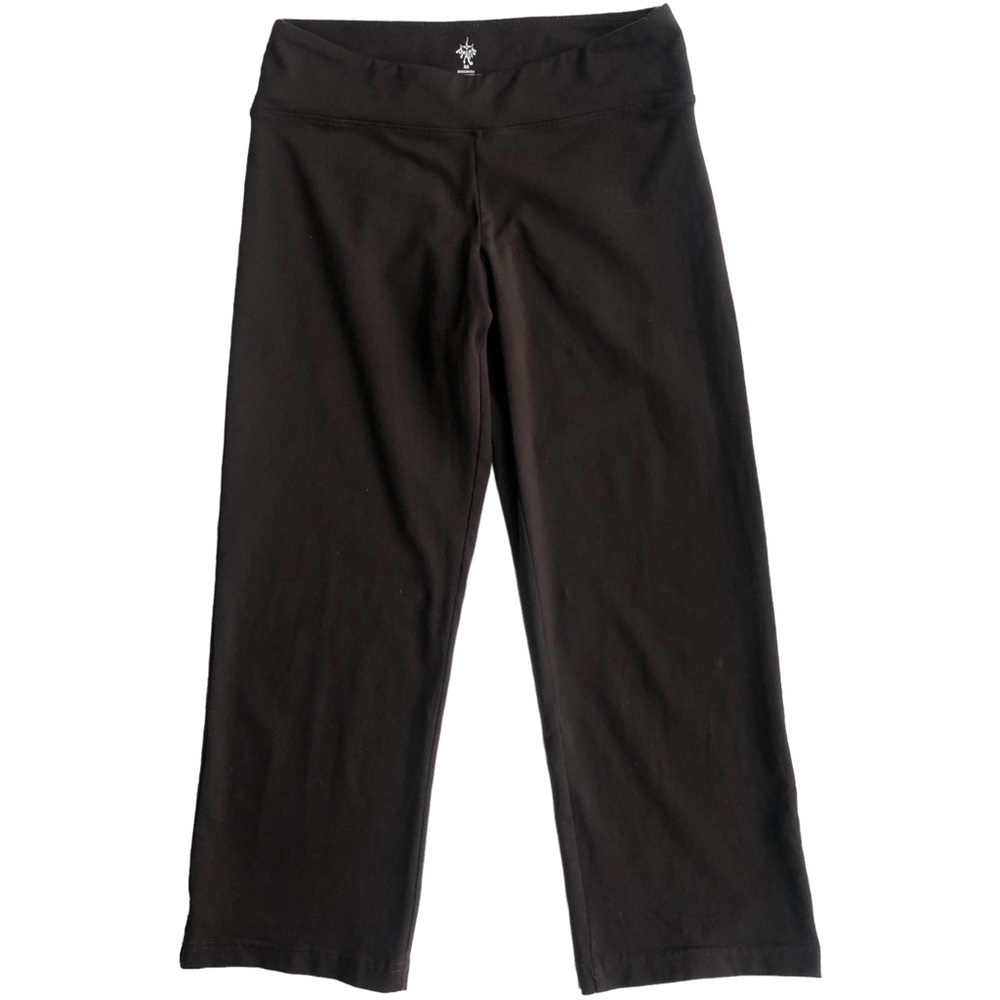 Prana Breathe Pants Brown XS Yoga Activewear Cropped Leggings